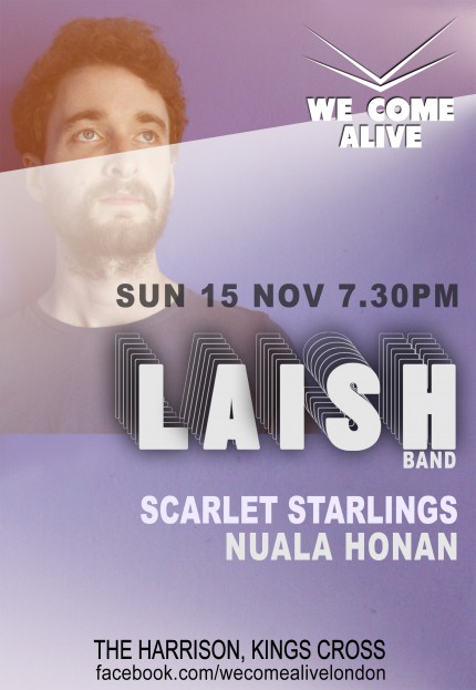 We Come Alive Poster Laish Nov 18 15